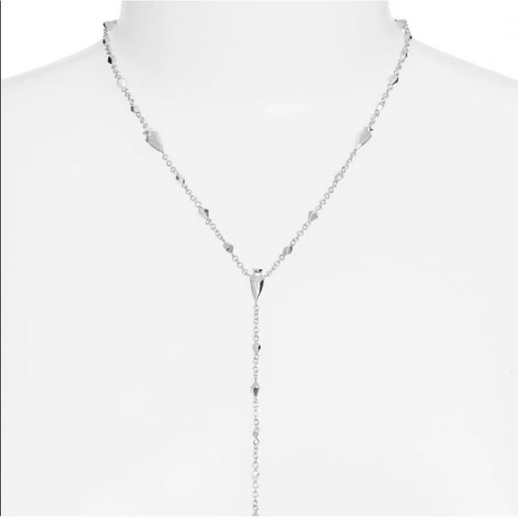 Kendra Scott Grant Y Silver necklace - Picture 1 of 5